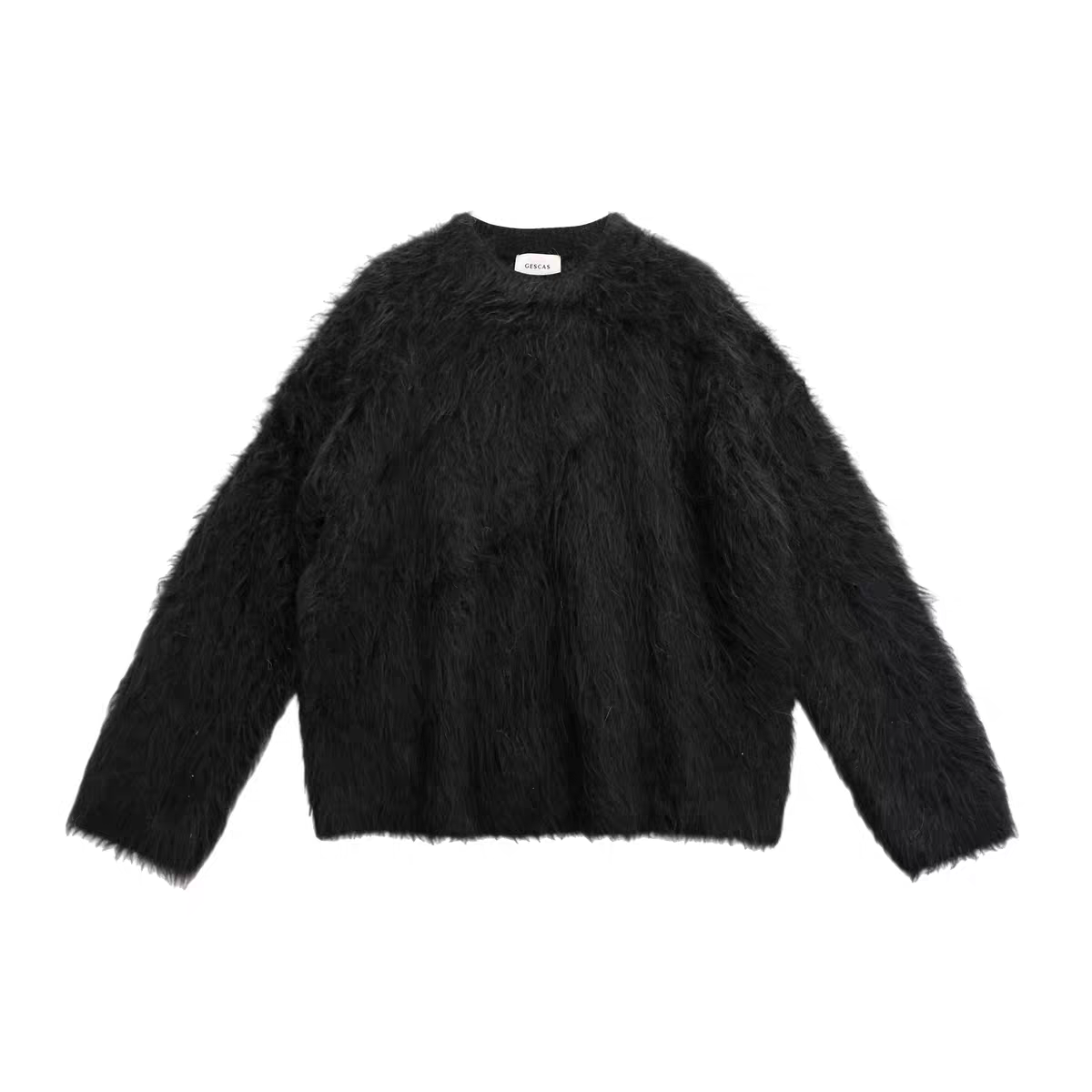 Alpaca shaggy knit