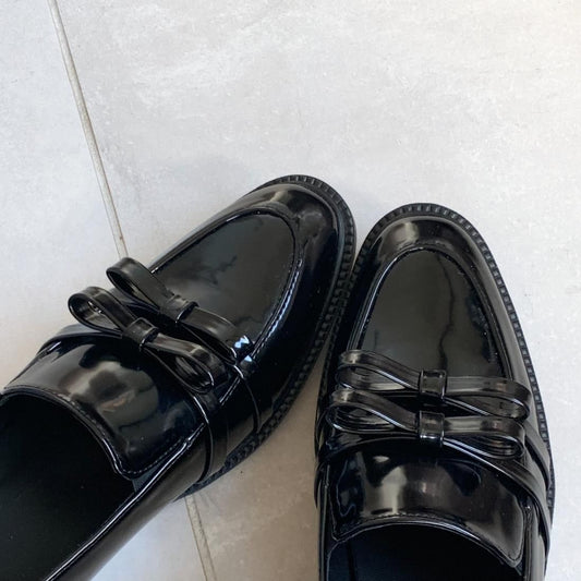 Double bow loafers
