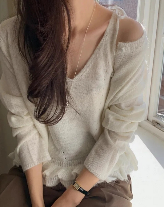 Soft Knit Camisole & Cardigan Set