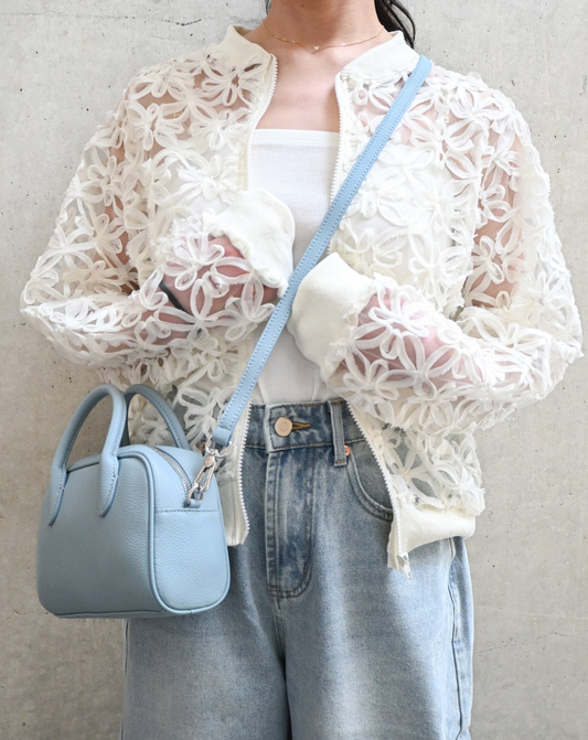 Bloom organza blouson