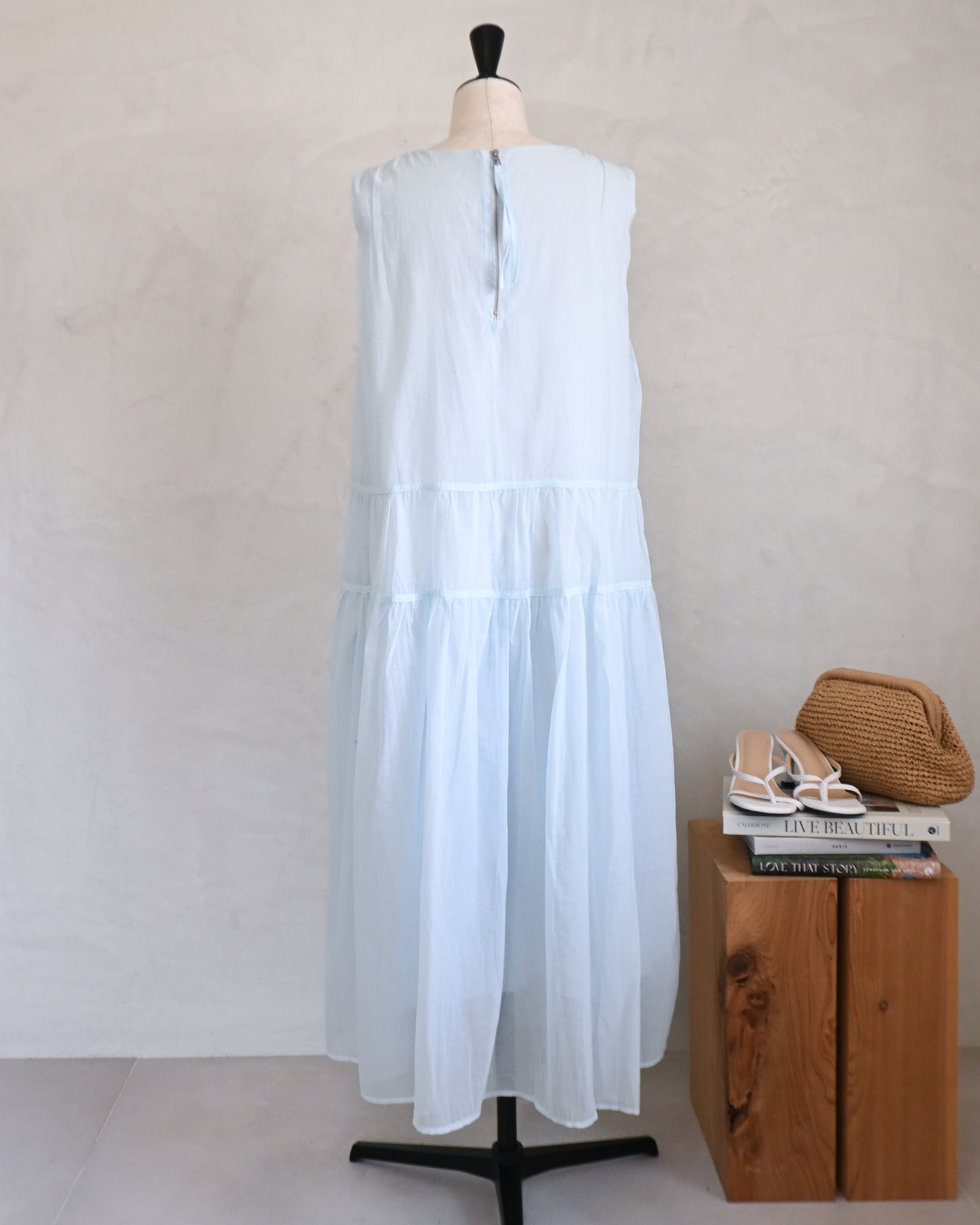 【即納】Airy Tiered Dress