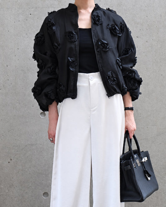 Floral Sheer Blouson