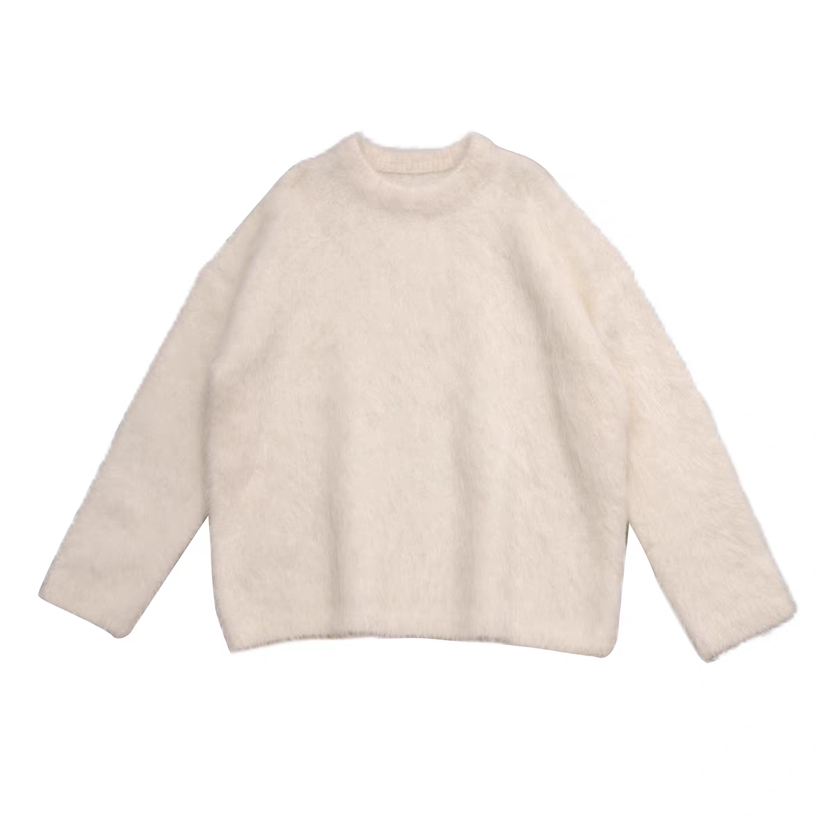 Alpaca shaggy knit