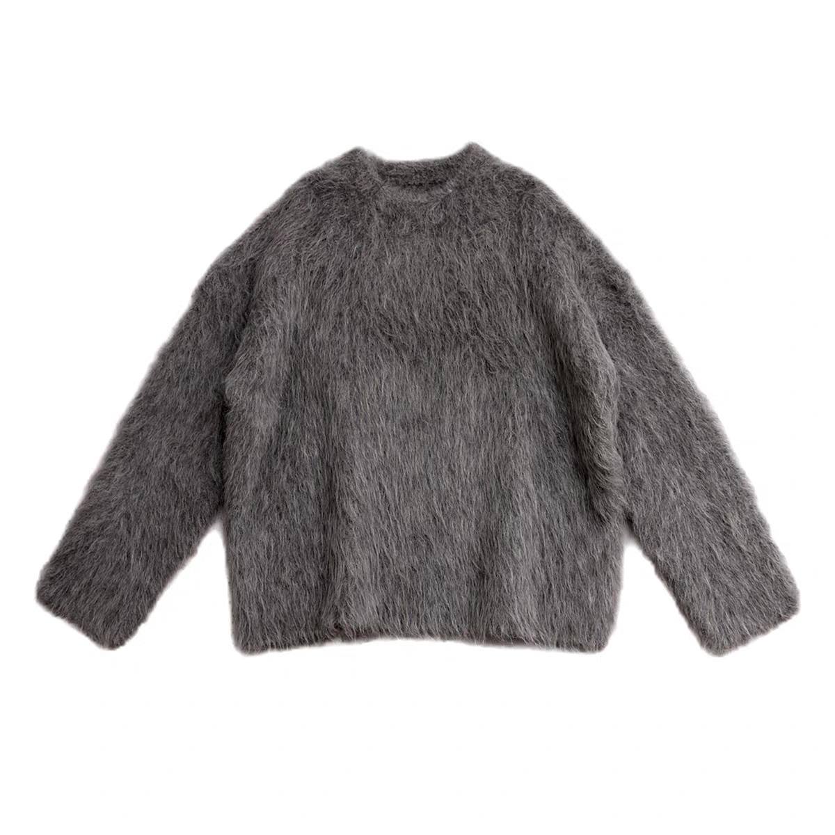 Alpaca shaggy knit