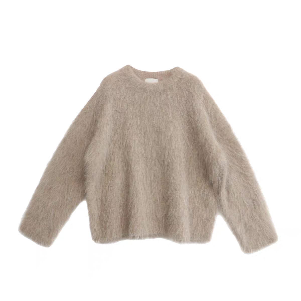 Alpaca shaggy knit