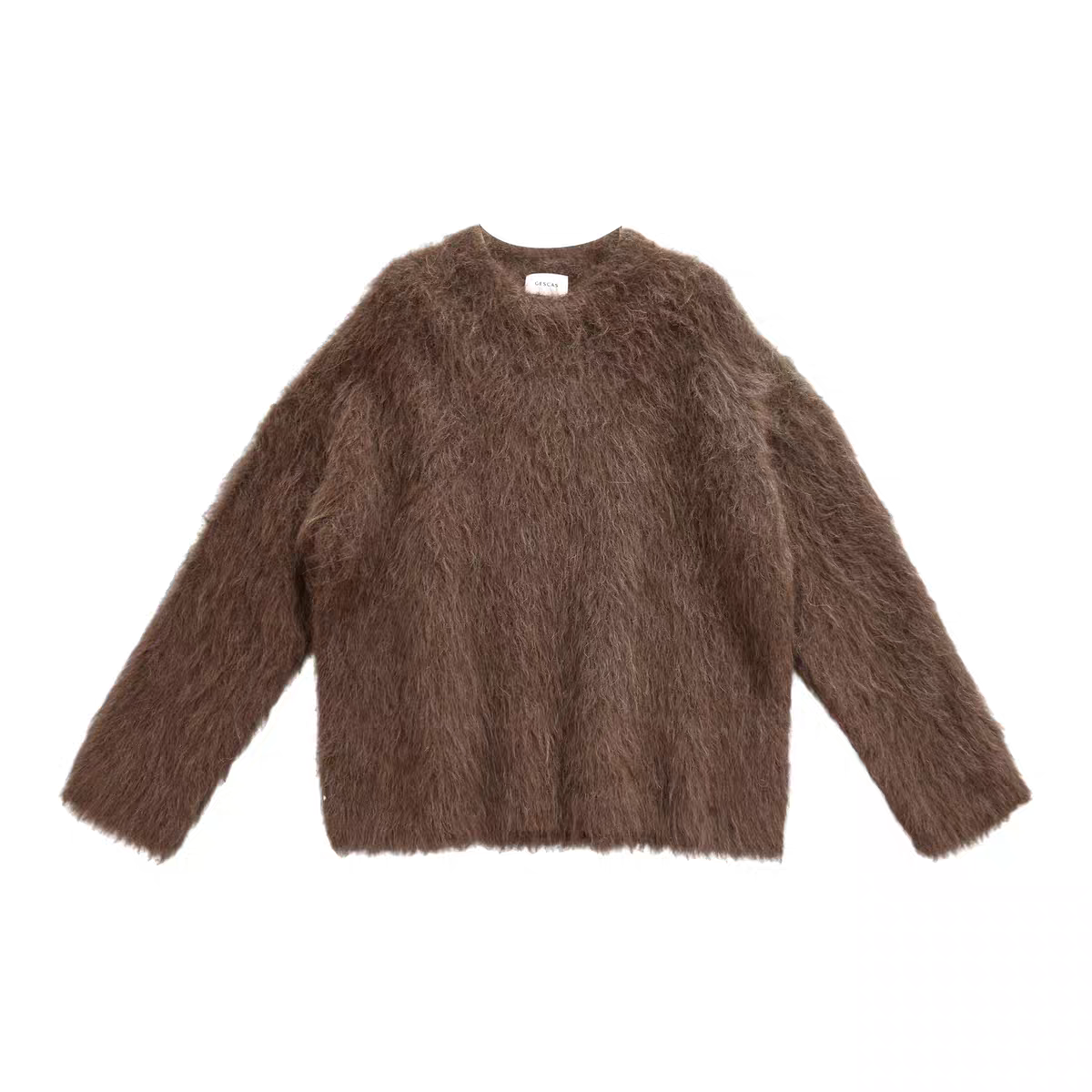 Alpaca shaggy knit