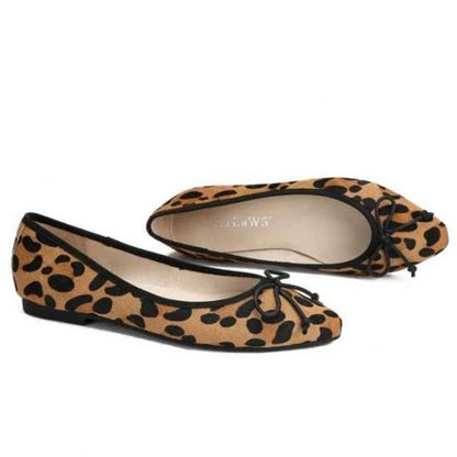 Leopard flat shoes