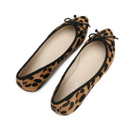 Leopard flat shoes