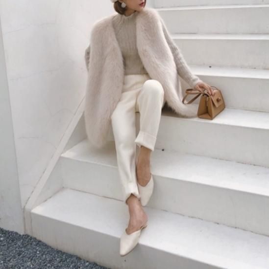 Eco fur vest