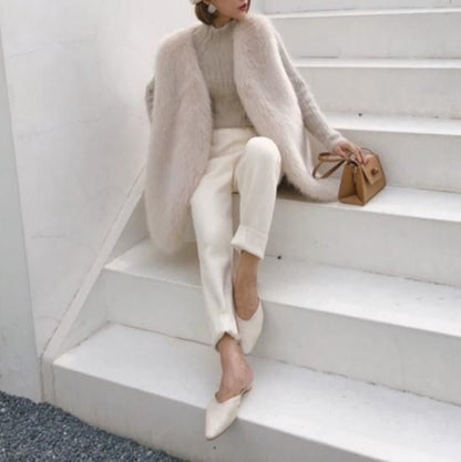Eco fur vest