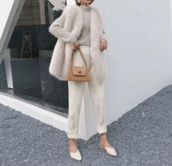 Eco fur vest