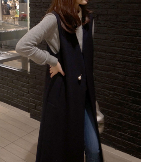 Pearl long gillet