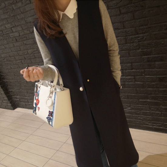 Pearl long gillet