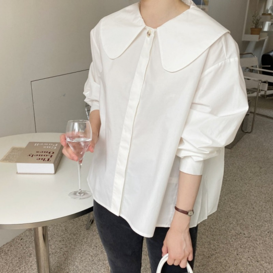 Back pleat blouse