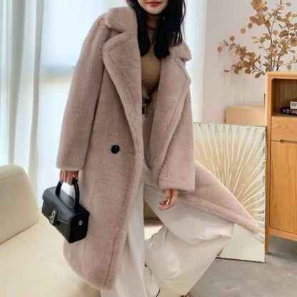Wook Teddy Long Coat