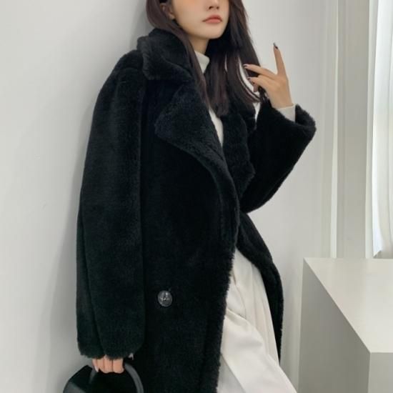 Wook Teddy Long Coat