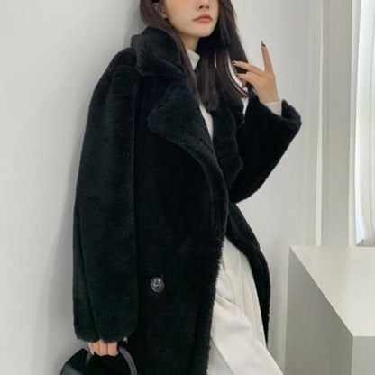 Wook Teddy Long Coat