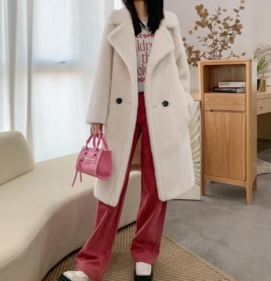 Wook Teddy Long Coat
