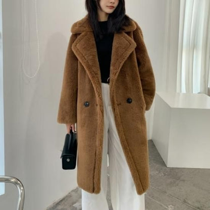 Bear wool coat