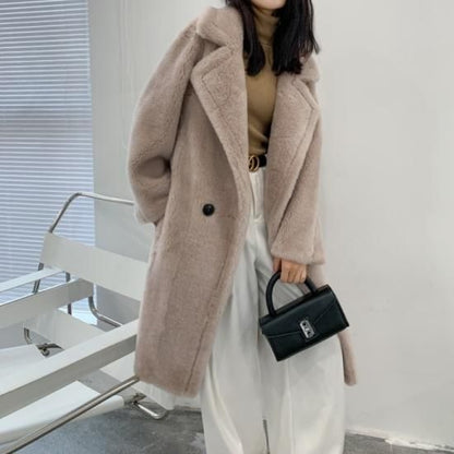 Bear wool coat