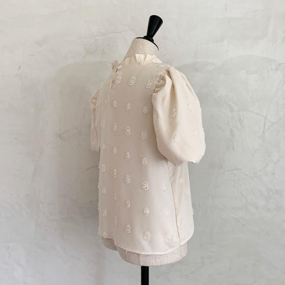 即納【SALE】Dot macy tops