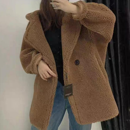 Boa short hoodie coat