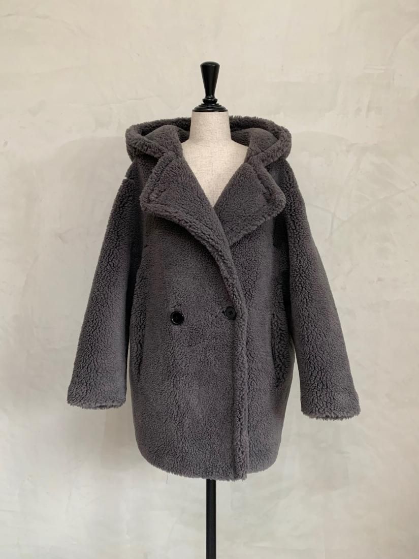 Boa short hoodie coat