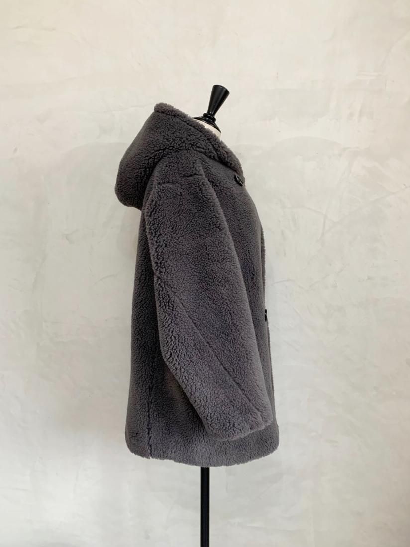 Boa short hoodie coat