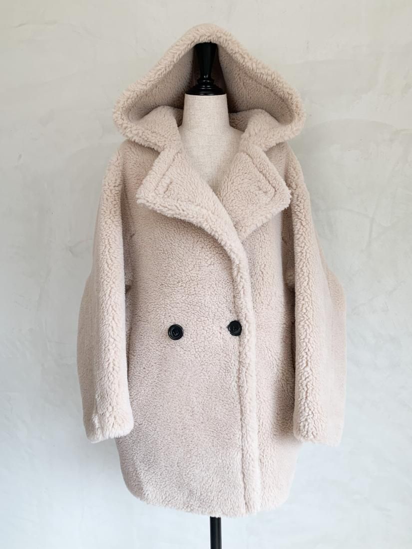 Boa short hoodie coat