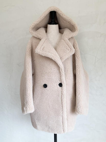 Boa short hoodie coat