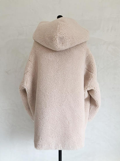 Boa short hoodie coat