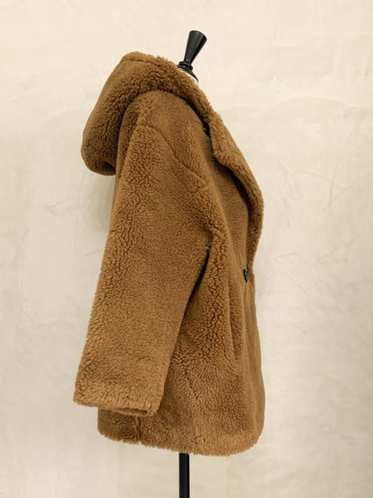 Boa short hoodie coat