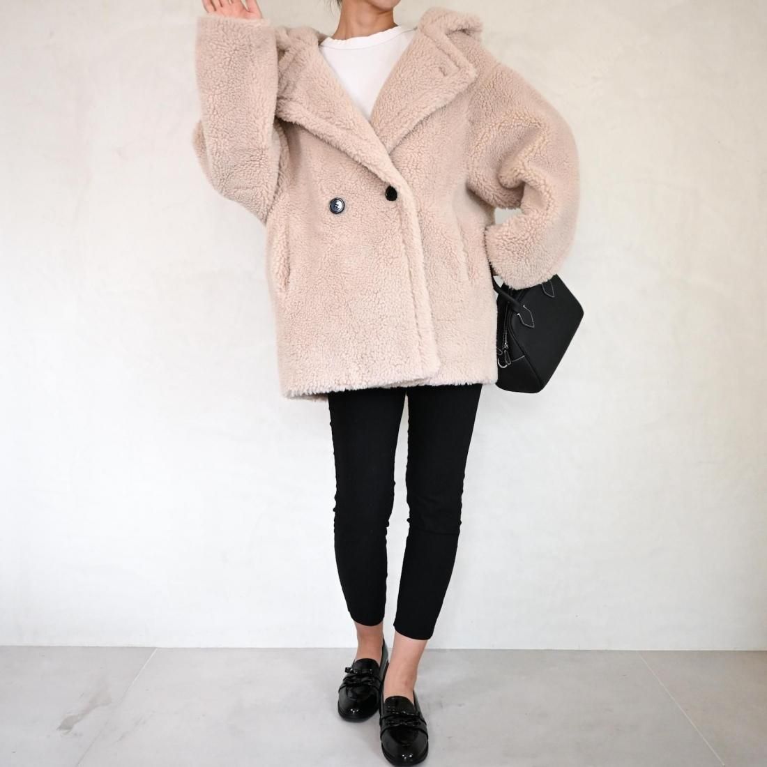Boa short hoodie coat
