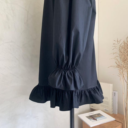 Frill tunic shirts