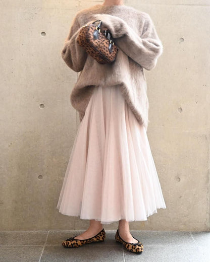 Alpaca shaggy knit/cappuccinoと組み合わせ