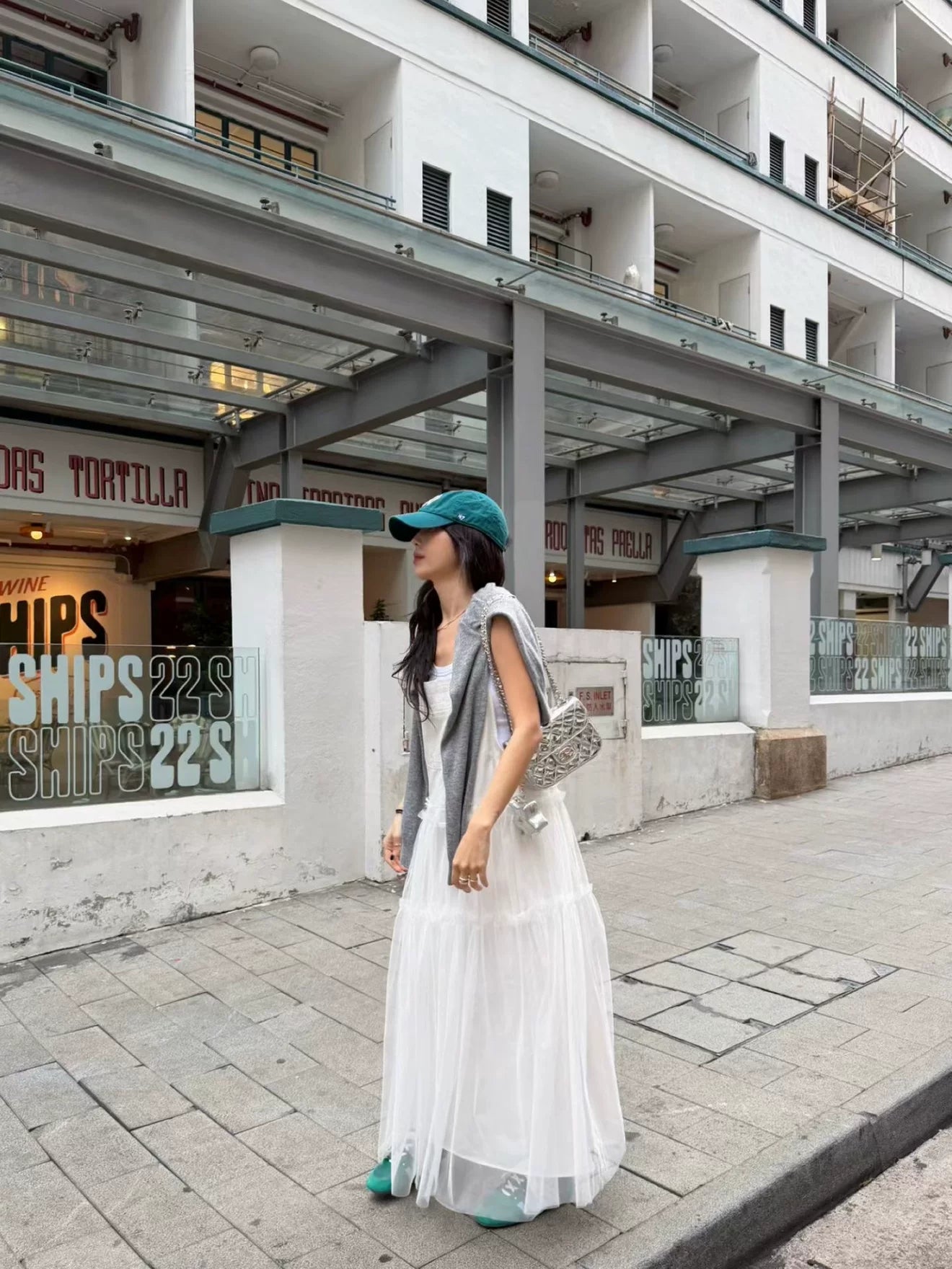 Tulle Salopette Dress