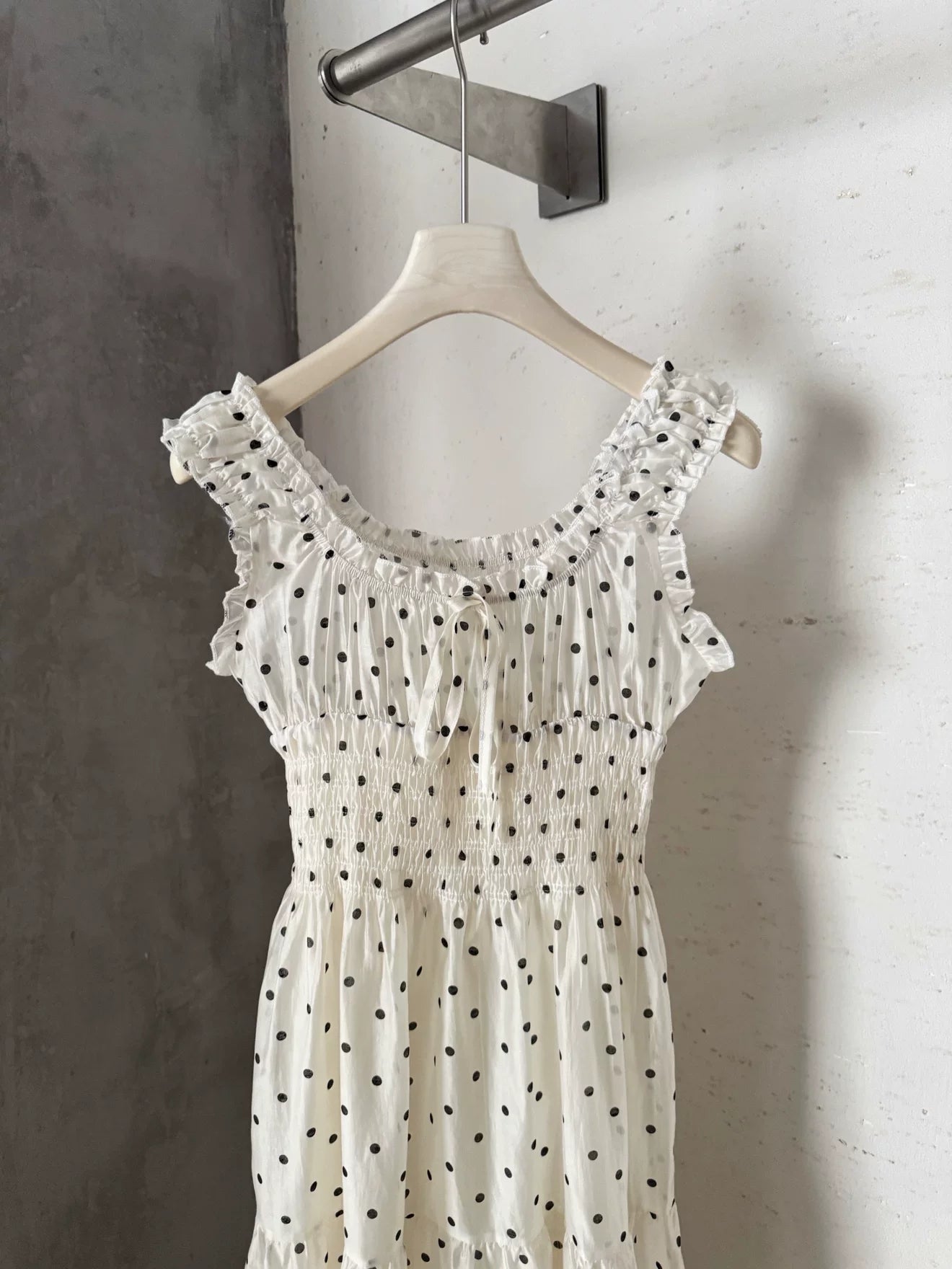 Dot Chiffon Dress