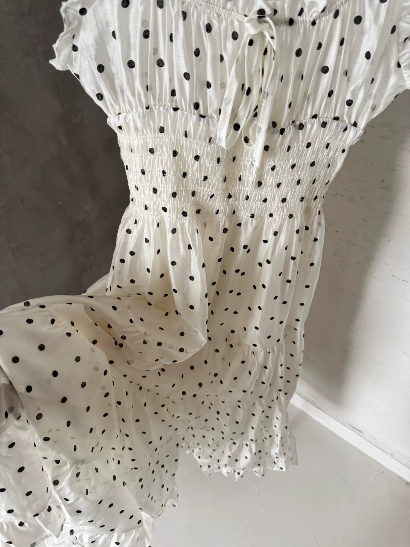 Dot Chiffon Dress