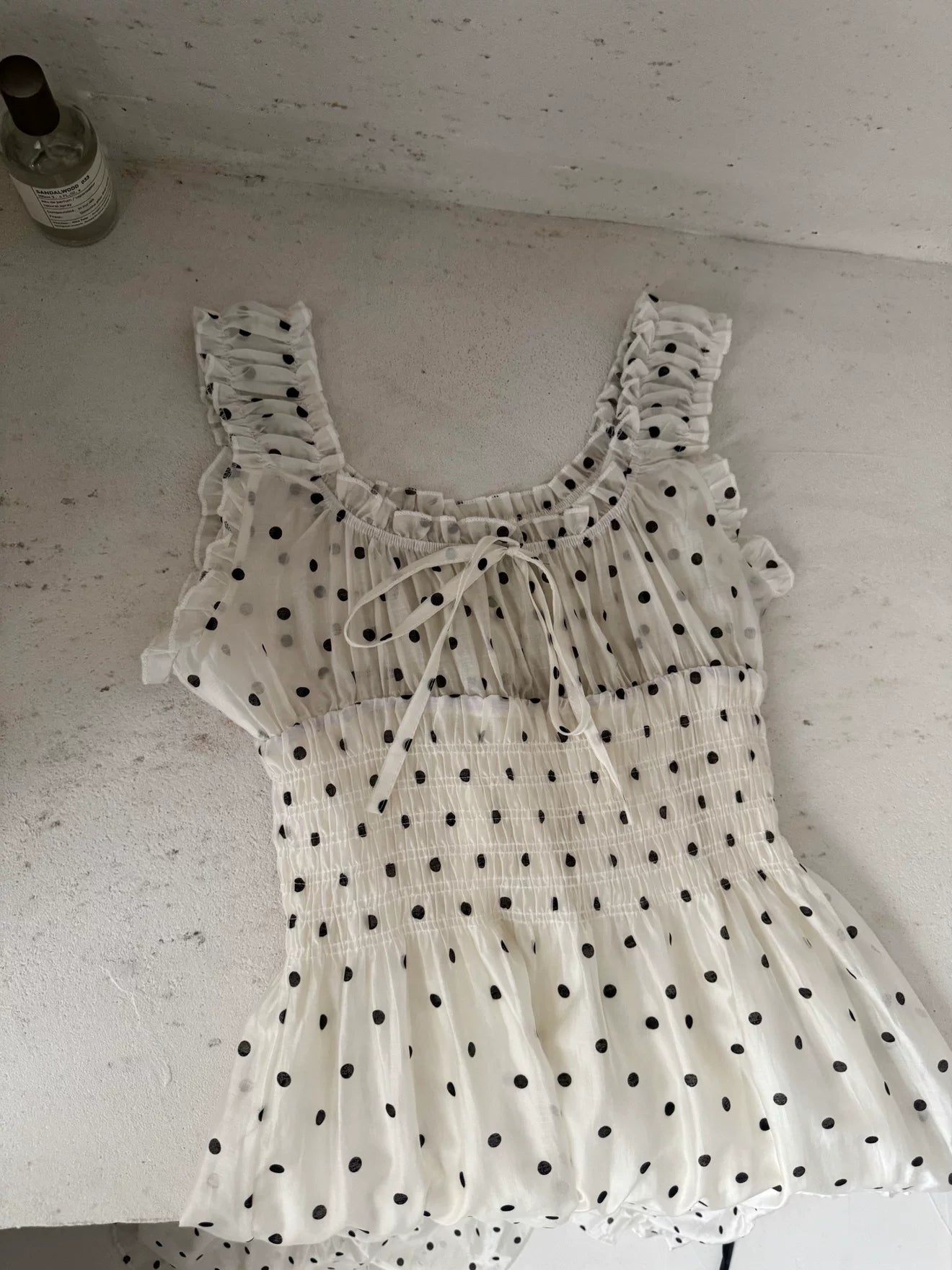 Dot Chiffon Dress
