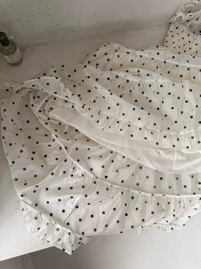 Dot Chiffon Dress