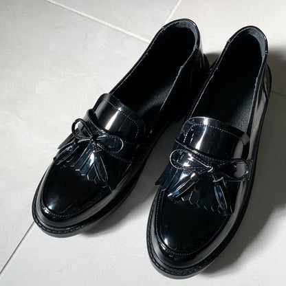 Bow classy loafers