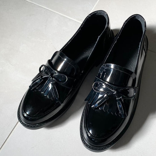 Bow classy loafers
