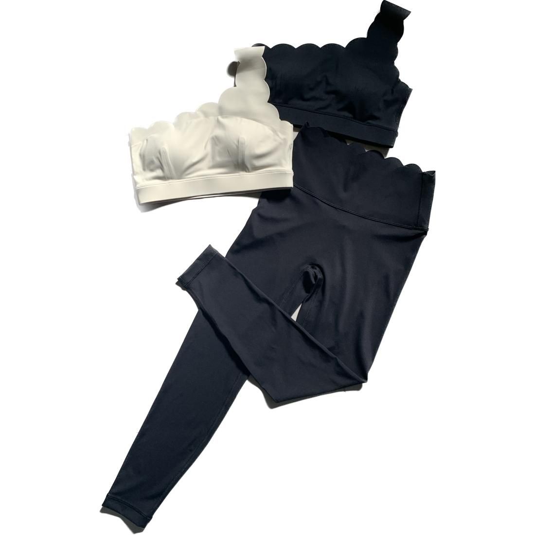 Scallop leggings