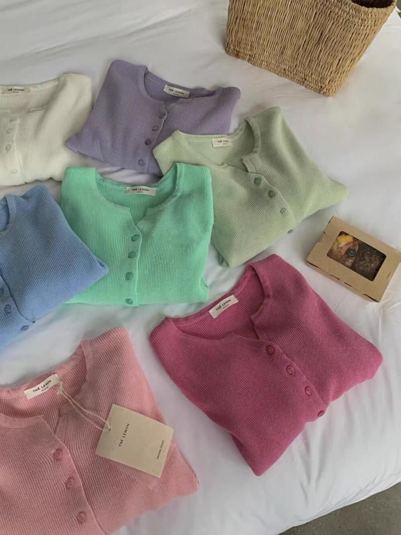 Color cardigan