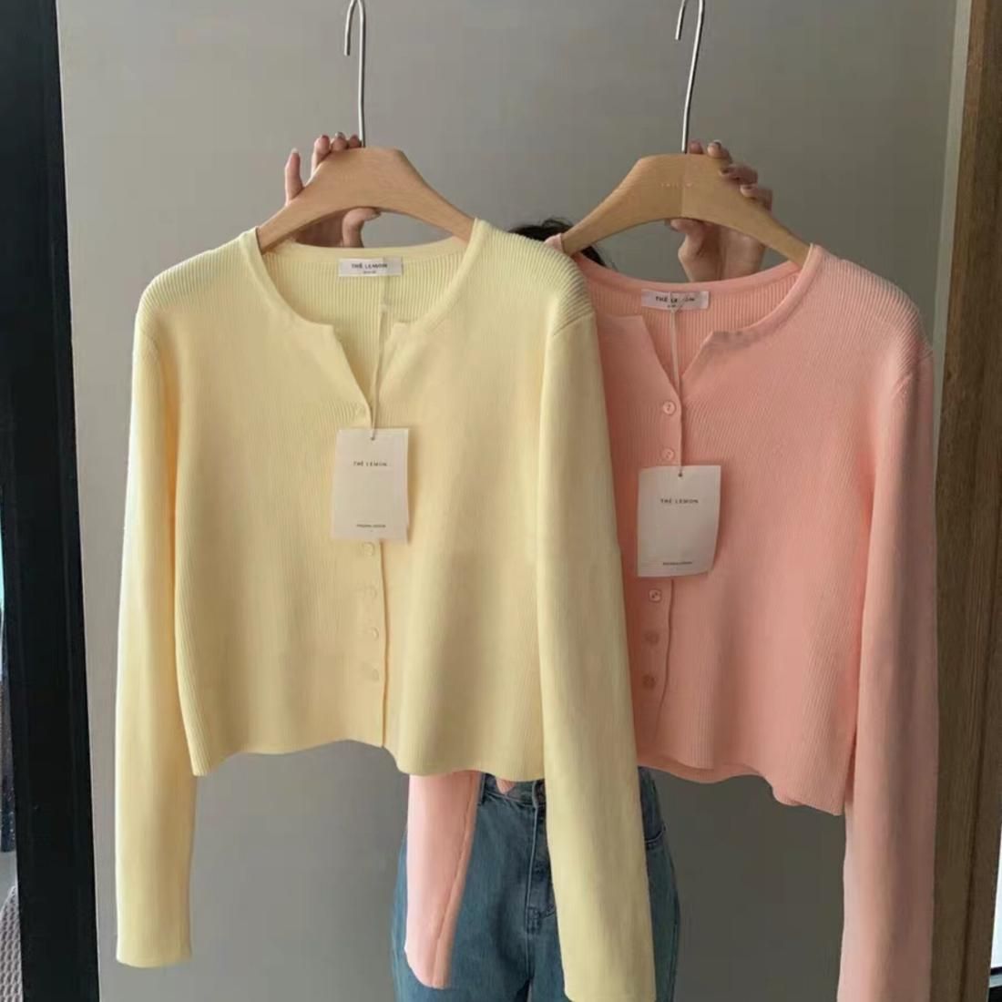 Color cardigan