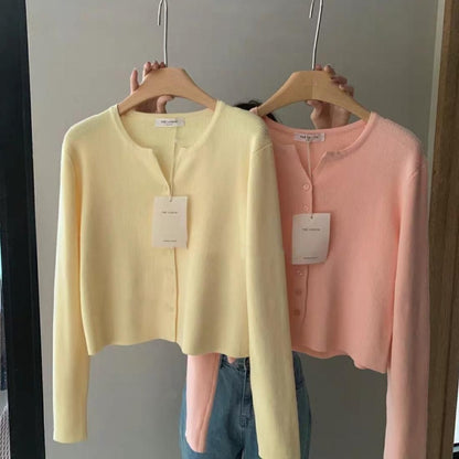 Color cardigan
