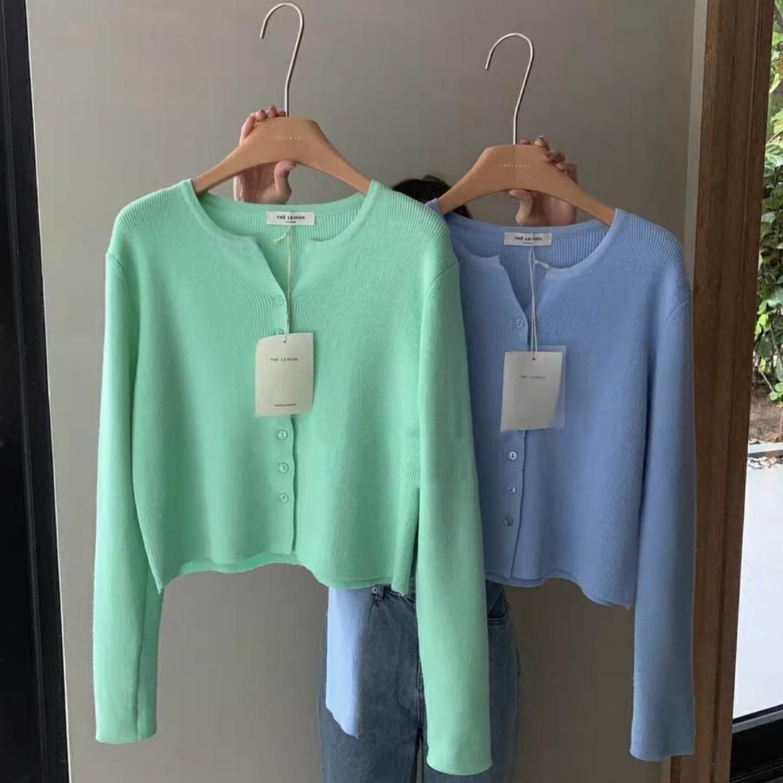 Color cardigan