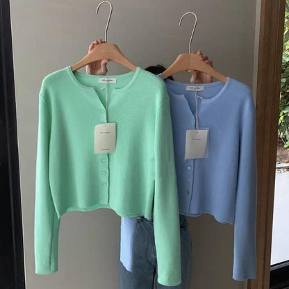 Color cardigan