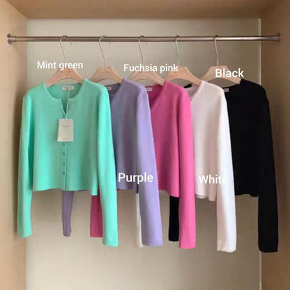 Color cardigan