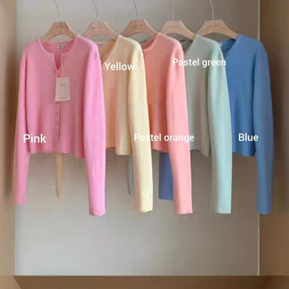 Color cardigan